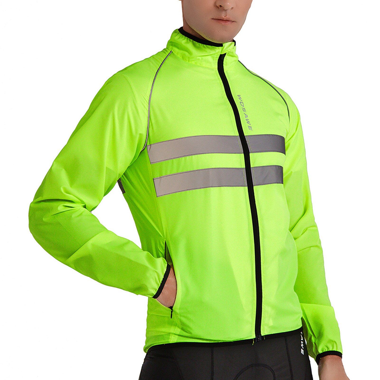 남성용 사이클링 재킷, 후드 반사 조끼, 윈드 코트, 방풍 MTB 자전거 윈드 브레이커, 라이딩 자전거 의류, 스포츠웨어